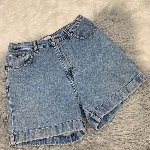 Calvin Klein Pants - Vintage Calvin Klein High Waist Cuffed Jean shorts